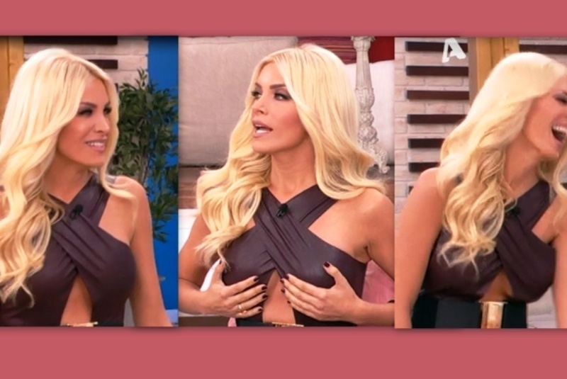 Τίμησε την ημέρα, χωρίς σουτιέν στην Ελένη η Καινούριου (photo)