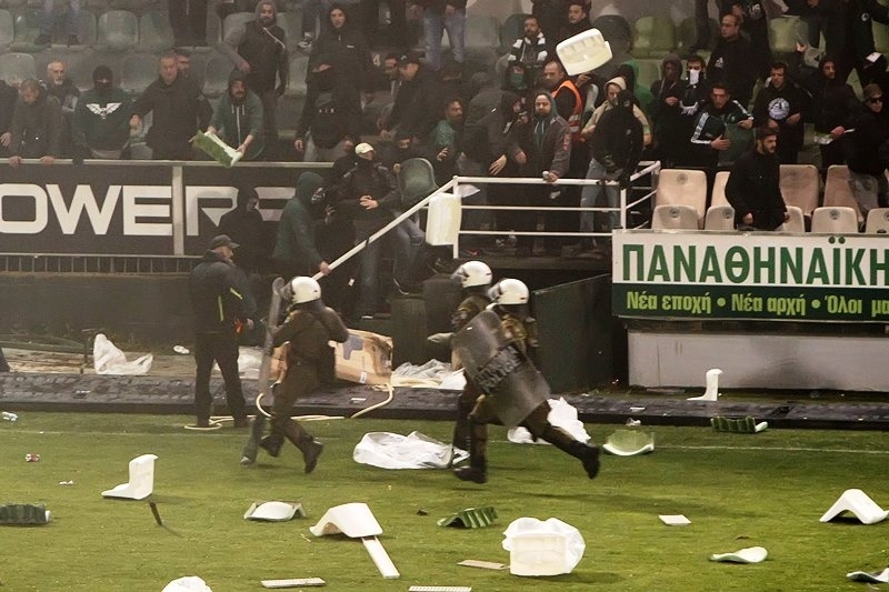 Παναθηναϊκός-Ολυμπιακός: Καμένη γη η Λεωφόρος! (photo)