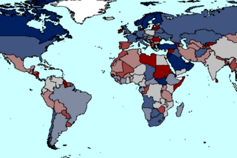 Δείτε το χάρτη που δείχνει τα ποσοστά μετανάστευσης παγκοσμίως! (photo)
