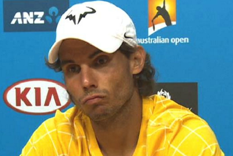 «Ξέσπασμα» και πλάκα από τον Ναδάλ ! (video)