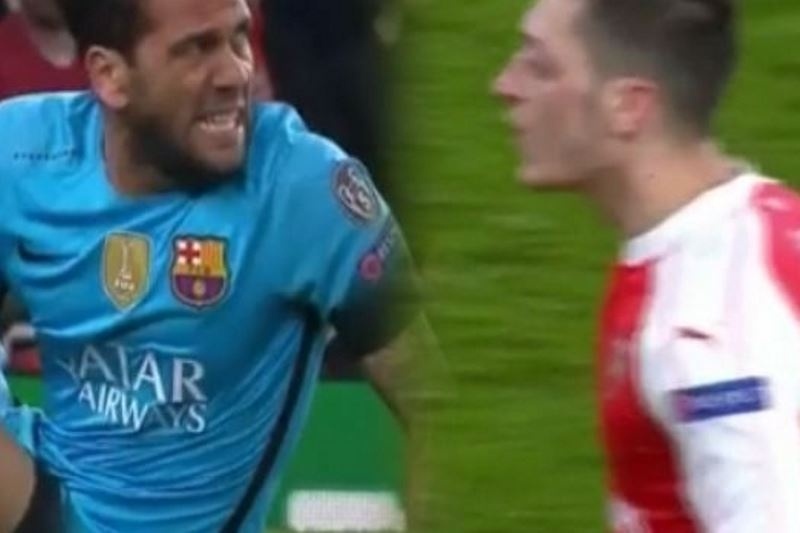 Τρελές βρισιές Άλβες με Οζίλ (video)