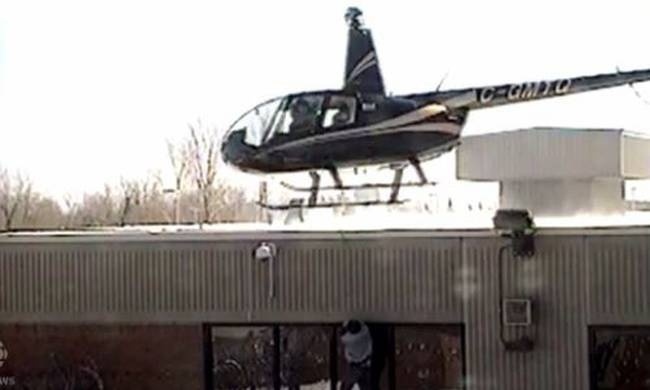 Δεν γίνονται μόνο στην Ελλάδα! Απόδραση με ελικόπτερο σε φυλακές του Καναδά (vid)