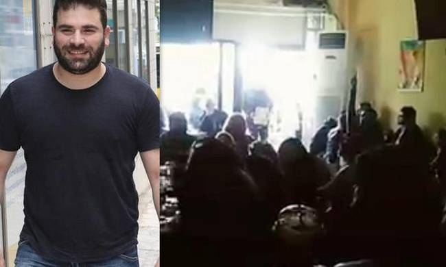 Πλήθος κόσμου στο καφέ του αδελφού του Παντελίδη- Τραγουδούν για τον Παντελή τους πριν το μνημόσυνο