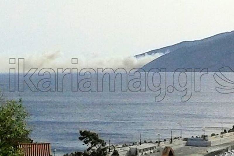 Συναγερμός: Φωτιά στην Ικαρία - Ενισχύονται οι πυροσβεστικές δυνάμεις