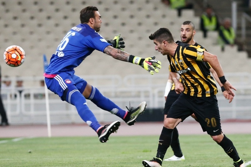 Ολυμπιακός-ΑΕΚ: Το γκολ του Μάνταλου (video)