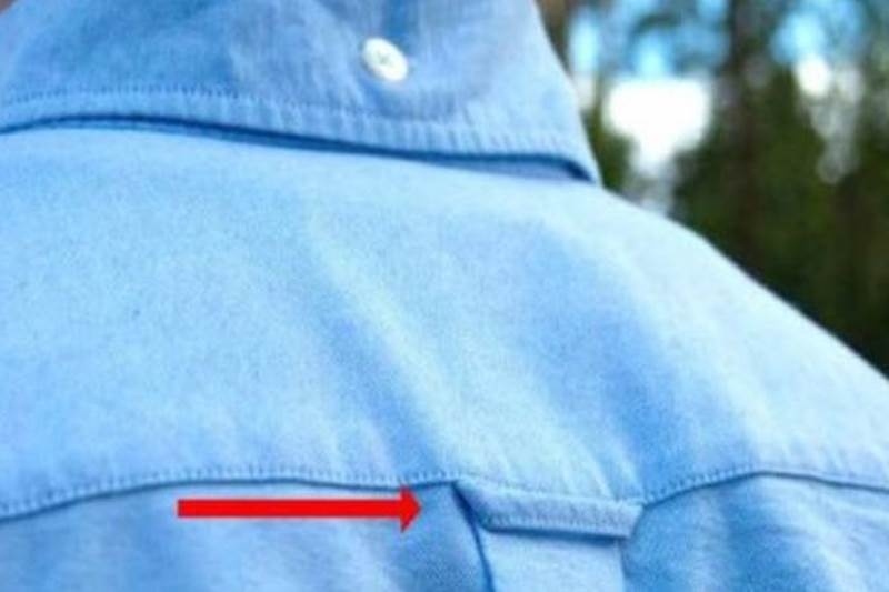 Αποκλείεται να το γνώριζες: Γιατί υπάρχει η μικρή θηλιά στο πίσω μέρος του πουκάμισου;