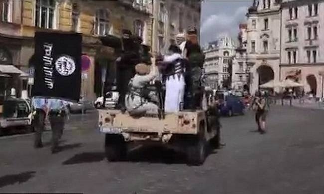 «Τζιχαντιστές» έσπειραν τον τρόμο στο κέντρο της Πράγας (pics+vid)