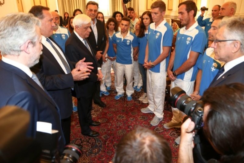 Στο Προεδρικό Μέγαρο οι Ολυμπιονίκες (photos)
