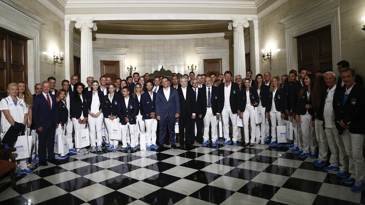 Ο πρωθυπουργός συναντήθηκε με τους Ολυμπιονίκες