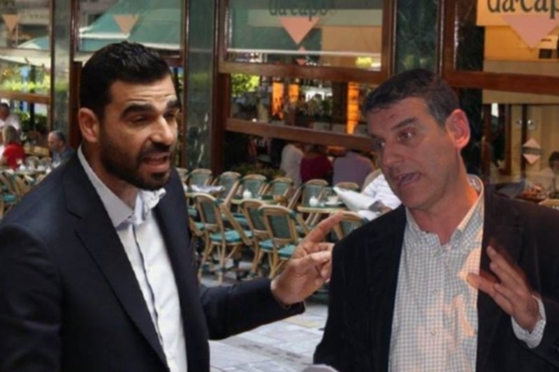 Χαμός στο Κολωνάκι: «Πλακώθηκαν» Γεωργούντζος-Κωνσταντινέας!