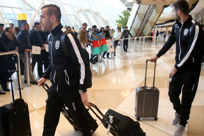ΠΑΟΚ: Υποδοχή στο Μπακού
