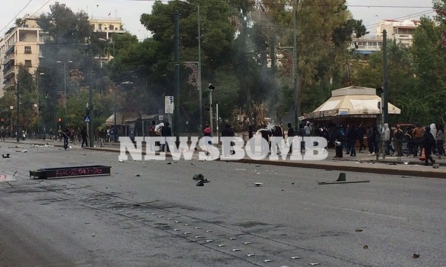 Σοβαρά επεισόδια στο κέντρο της Αθήνας