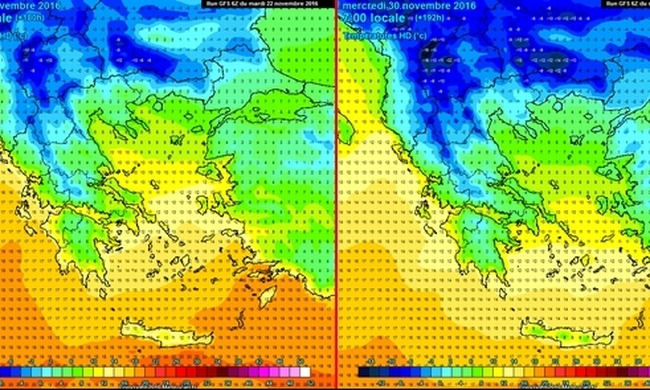 Επιμένουν τα μοντέλα πρόγνωσης: Ερχεται ο χιονιάς; Τι λέει ο Σάκης Αρναούτογλου; (Photo)