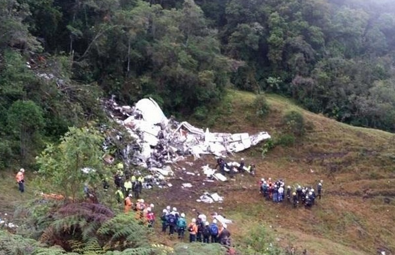 Κολομβία-τραγωδία: Έξι διασωθέντες εκ των οποίων τρεις ποδοσφαιριστές