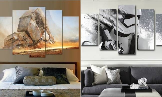 Θα έβαζες πίνακες Star Wars στο σαλόνι σου;