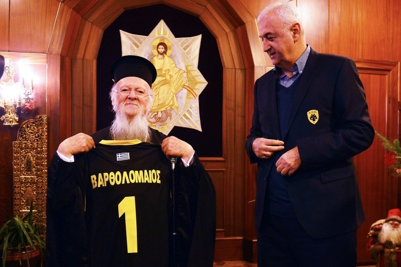 Βαρθολομαίος: «Σαρξ εκ της σαρκός μας η ΑΕΚ»