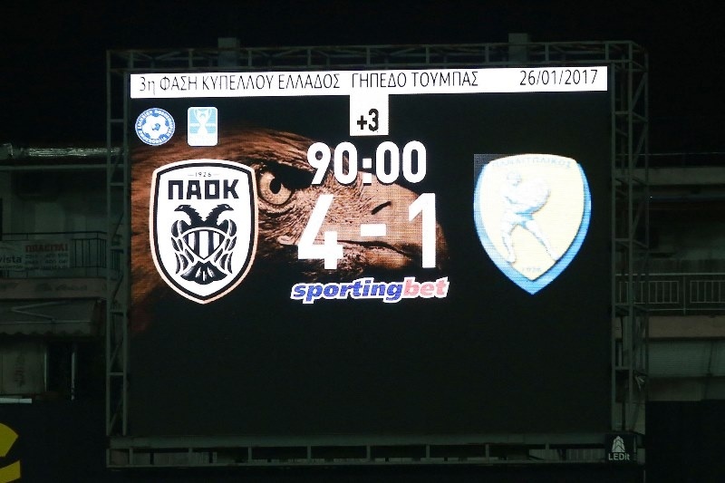 ΠΑΟΚ - Παναιτωλικός 4-1: Τα γκολ του αγώνα (video)