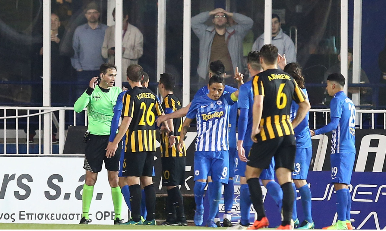 Ατρόμητος-ΑΕΚ 0-1: Επιτέλους νίκησε εκτός έδρας, «καρμανιόλα» οι βοηθοί!