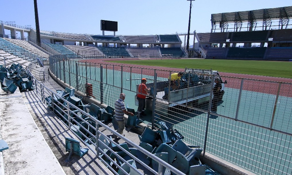 Τελικός Κυπέλλου: Στο φουλ οι εργασίες στο Πανθεσσαλικό! (photos)