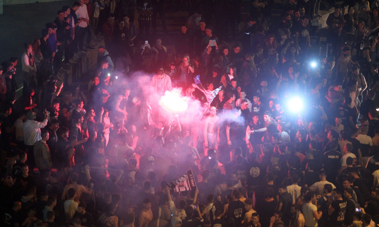 Τελικός Κυπέλλου 2017: Ξέφρενοι πανηγυρισμοί στον Λευκό Πύργο