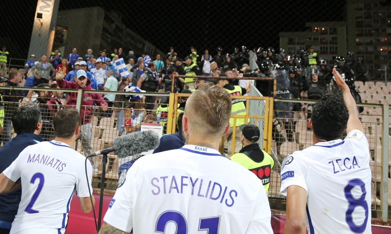 «Ντου» των Βόσνιων στους Έλληνες φιλάθλους! (photos)