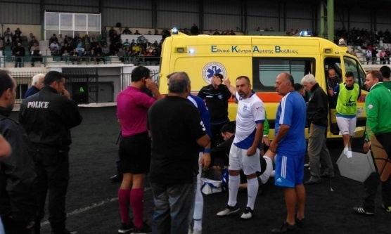 Σοκαριστικός τραυματισμός στην Γ’ Εθνική (pic)