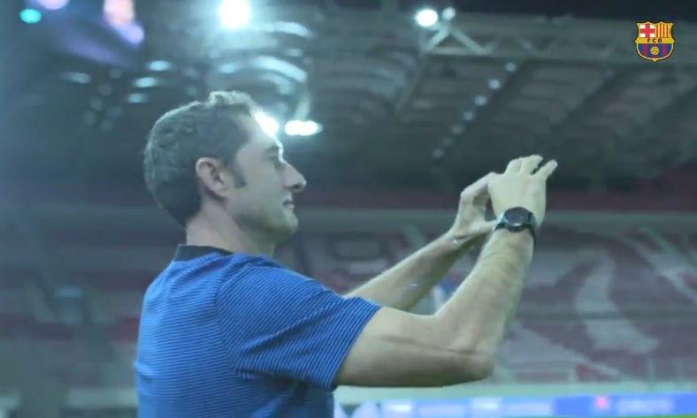 Ολυμπιακός - Μπαρτσελόνα: Η πρώτη μέρα των «μπλαουγκράνα» στην Αθήνα (video)