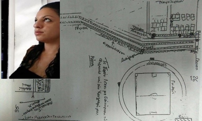 Αποκάλυψη: Αυτό είναι το χειρόγραφο σχεδιάγραμμα της δολοφονίας της Δώρας Ζέμπερη
