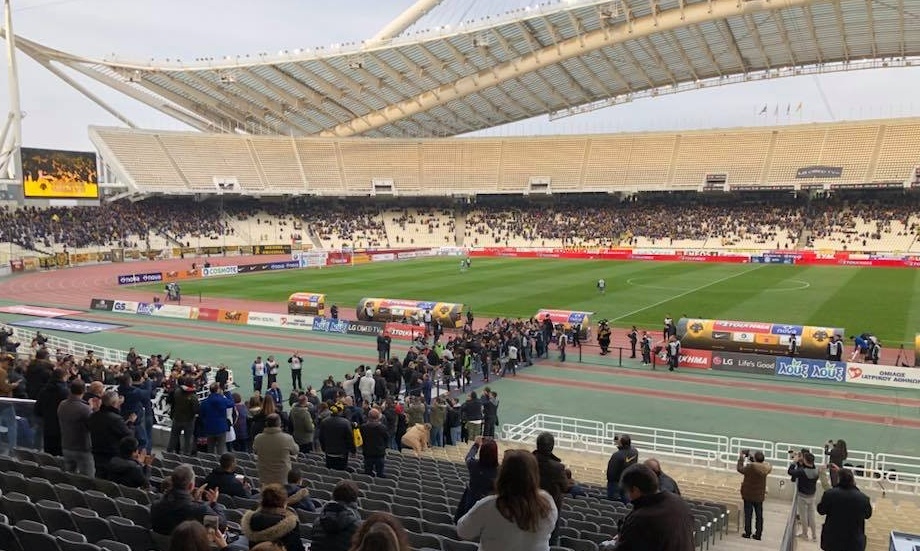 ΑΕΚ: Αποθέωση για τους Κυπελλούχους στο ΟΑΚΑ (photos)