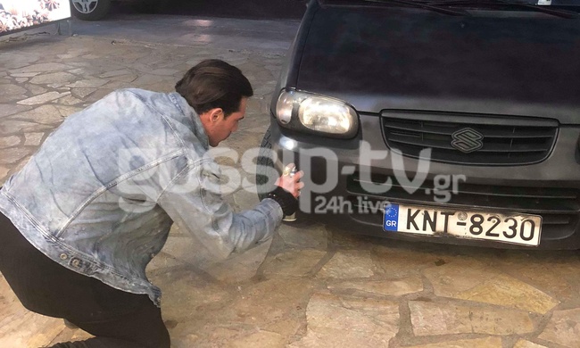 DWTS 6: Κι όμως το έκανε! Έγραψε τον αριθμό που τον ψηφίζουν στο αμάξι του