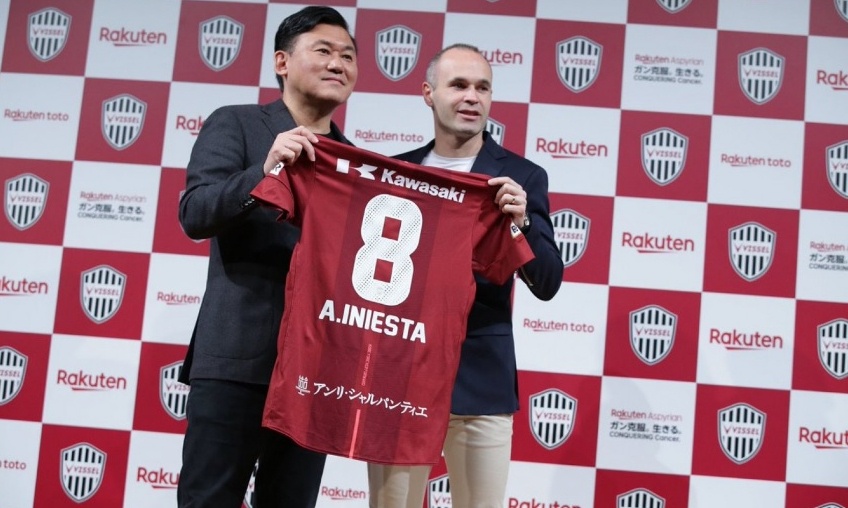 Ο Ινιέστα κάνει ντεμπούτο στην Ιαπωνία