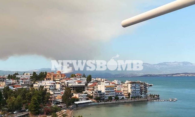 Μεγάλη πυρκαγιά στην Εύβοια - Εκκενώνονται δυο περιοχές