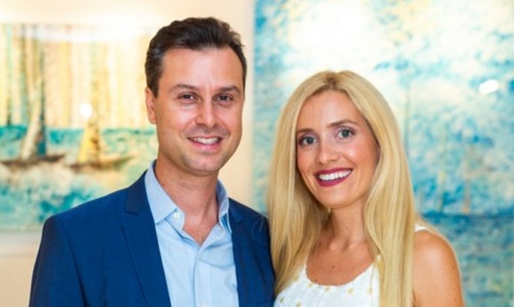 Ελένη Σαμέλη Βαρουξάκη: Τα λαμπερά εγκαίνια της πρώτης της έκθεσης (video)