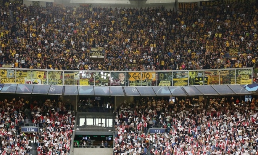 AEK: To «ευχαριστώ» στον κόσμο που ήταν στο Άμστερνταμ