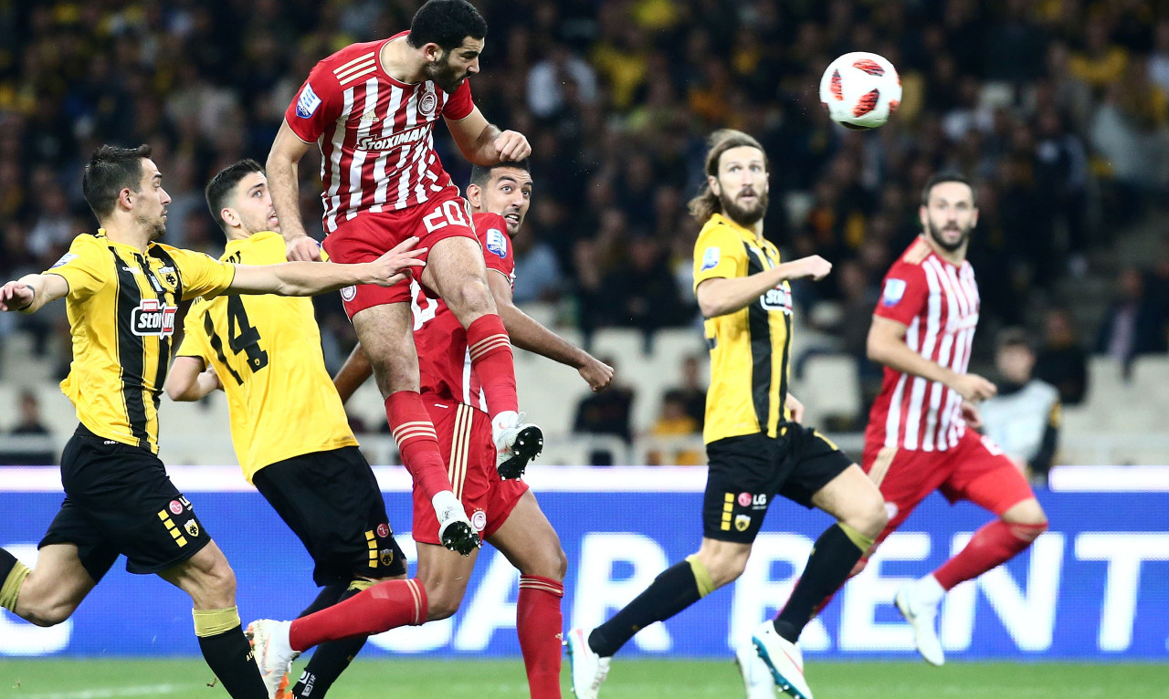ΑΕΚ-Ολυμπιακός 1-1: Τα γκολ του αγώνα και η απίστευτη χαμένη ευκαιρία του Φετφατζίδη (video)