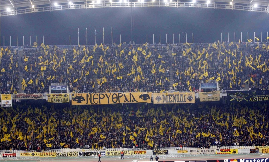 ΑΕΚ: Εκπληκτική ατμόσφαιρα με 40.000 σημαίες με Μπάγερν!