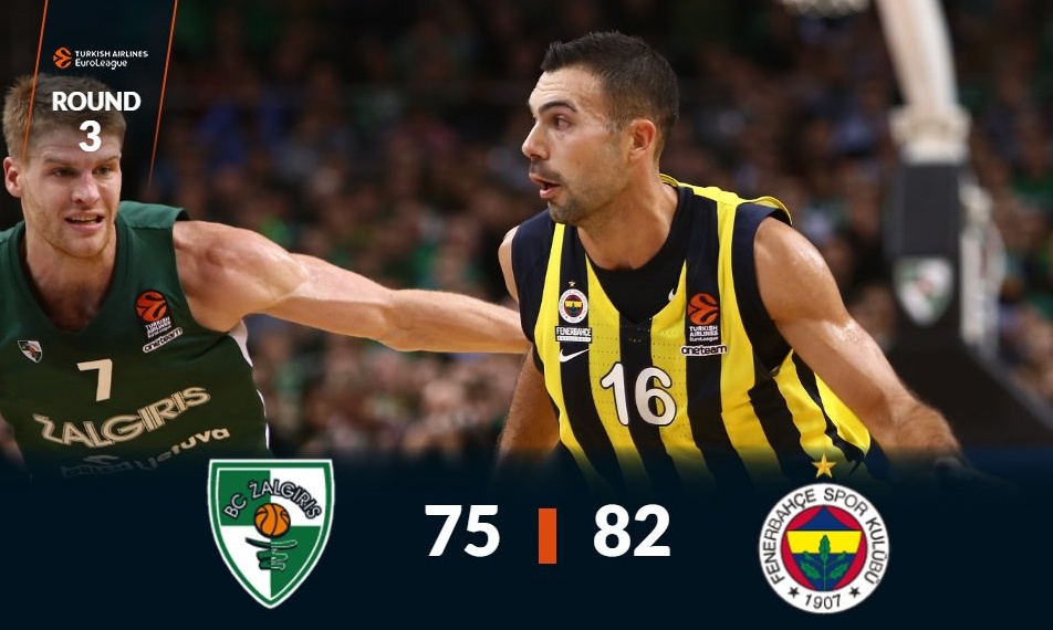 Ζαλγκίρις Κάουνας-Φενέρμπαχτσε 75-82: Σλούκας και ξέσπασμα έφεραν τη νίκη (photos)