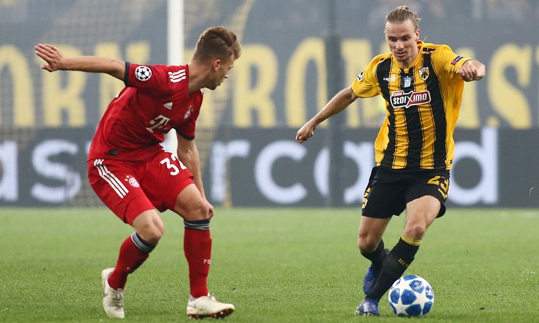 ΑΕΚ-Μπάγερν Μονάχου: Τα έδωσαν όλα και... έτρεξαν περισσότερο οι "κιτρινόμαυροι"! (photo)