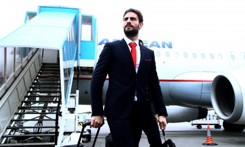 Έφτασε Λουξεμβούργο ο Ολυμπιακός (photos)