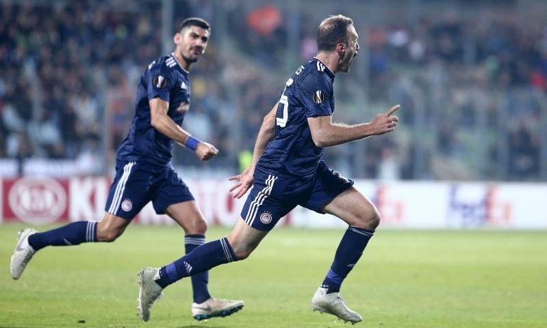 Ντουντελάνζ – Ολυμπιακός 0-1: Το έβαλε και… ξέσπασε ο Τοροσίδης (video+photos)