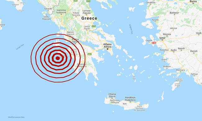 Σεισμός ΤΩΡΑ στη Ζάκυνθο - Αισθητός μέχρι την Αθήνα (pics)