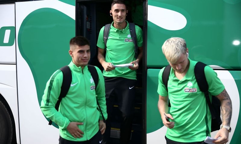 ΠΑΟΚ – Παναθηναϊκός: Έφτασαν Τούμπα οι «πράσινοι» (video)