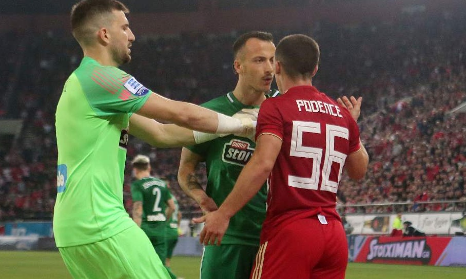 Ολυμπιακός-Παναθηναϊκός: Ένταση Κάτσε-Ποντένσε και πολλά νεύρα! (photos)