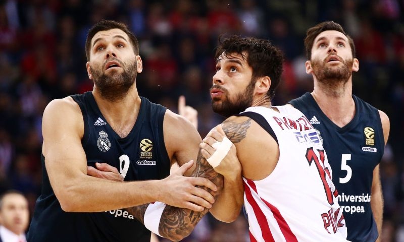 Ολυμπιακός – Ρεάλ Μαδρίτης: Στο ΣΕΦ κι οι ποδοσφαιριστές (photos)