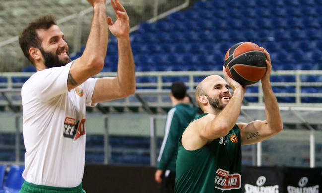 Παναθηναϊκός ΟΠΑΠ: Οι «πράσινες» ευχές σε Καλάθη και Παππά (photo)