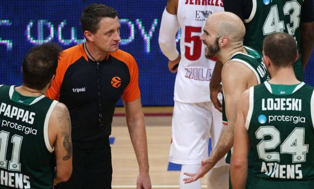 Η θέση της Euroleague για την επίμαχη φάση στο Παναθηναϊκός - Αρμάνι