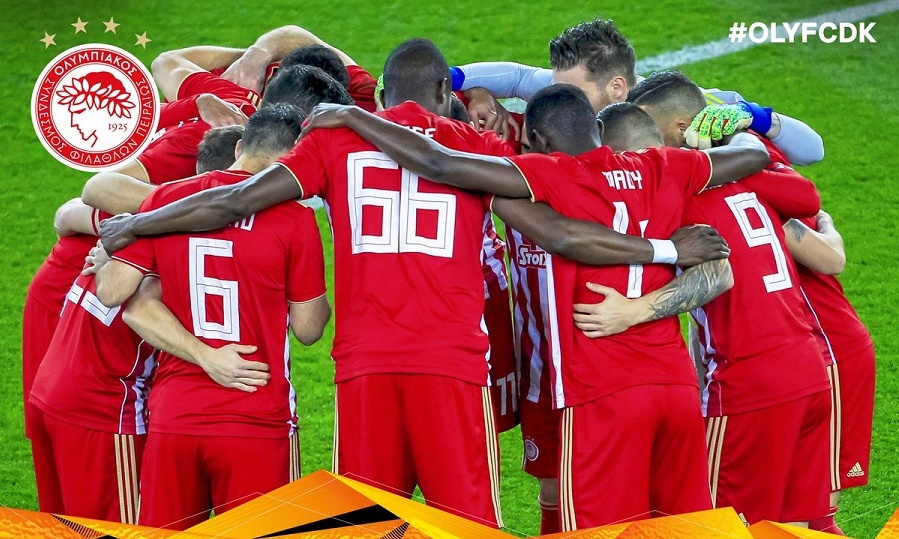 Ολυμπιακός-Ντιναμό Κιέβου: Οι φανέλες του Ολυμπιακού (photos)