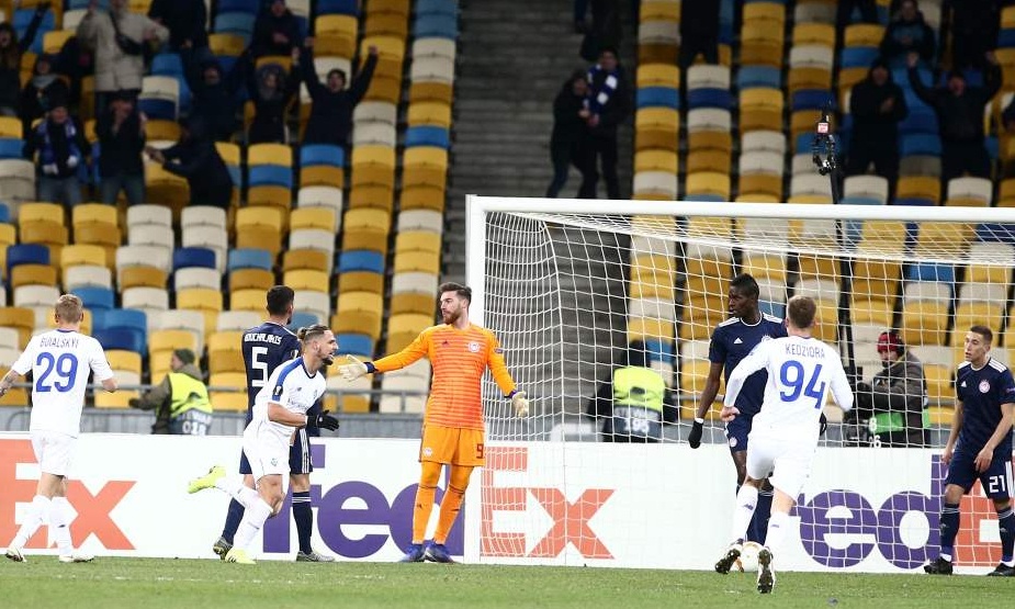 Ντιναμό Κιέβου-Ολυμπιακός: «Κοιμήθηκε» η άμυνα, σκόραρε ο Σολ (video&photos)