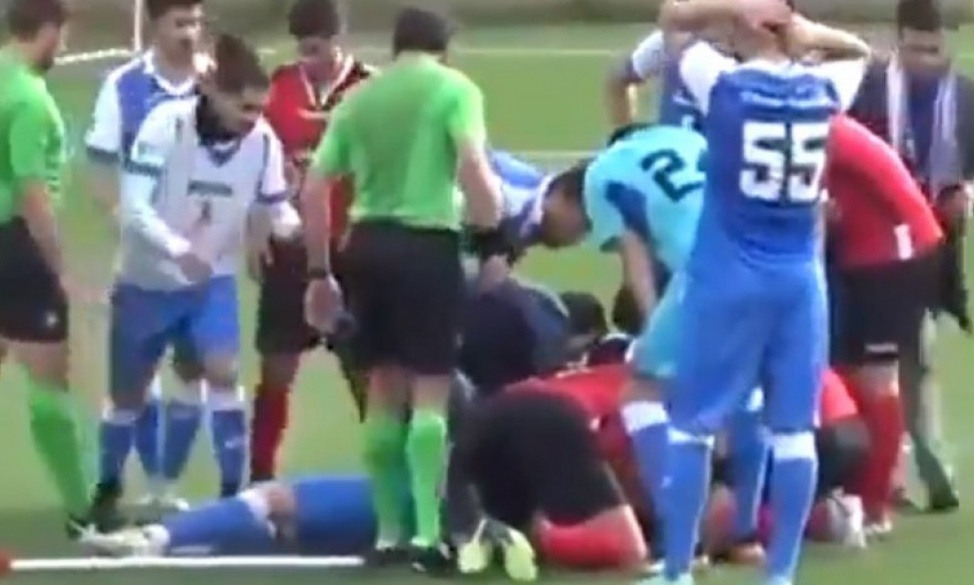 Έσωσαν αντίπαλο τους που του είχε γυρίσει η γλώσσα (vid)