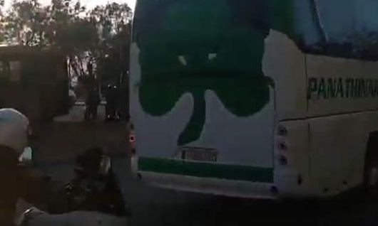 Παναθηναϊκός-ΠΑΟΚ: Η «πράσινη» άφιξη στο ΟΑΚΑ (video)